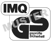 Logo: IMQ S.p.A., geprüfte Sicherheit