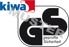 Logo der Kiwa Primara GmbH, geprüfte Sicherheit