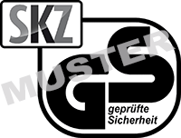 Logo: SKZ-Testing GmbH, geprüfte Sicherheit