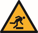 Warnzeichen: Warnung vor Hindernissen am Boden